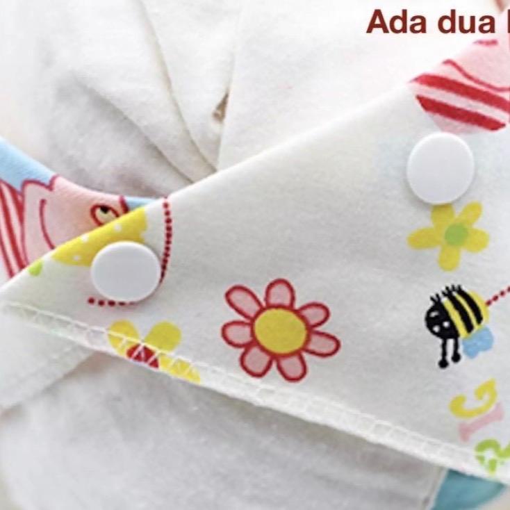 Celemek Makan Bayi / Slabber bayi / Bib Bayi / Alas Makan Bayi Anak