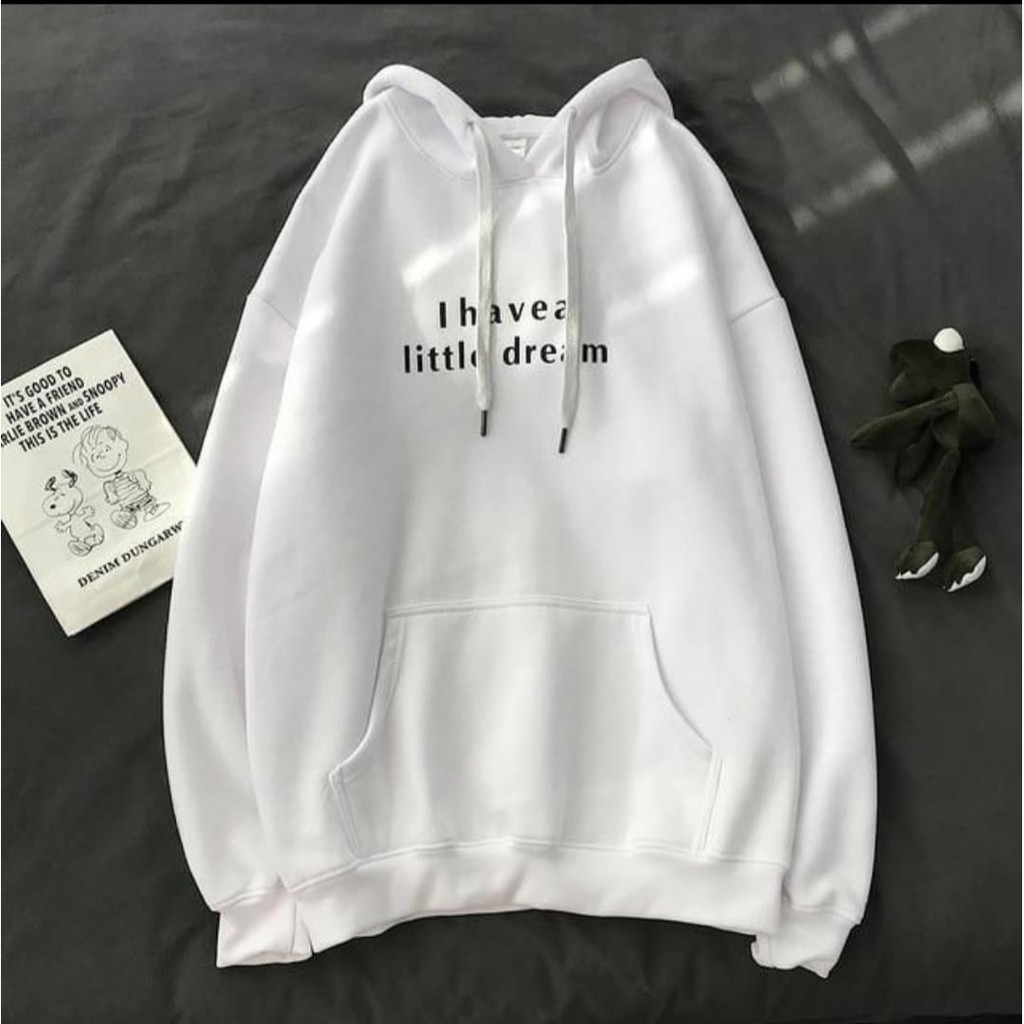 LITTLE DREAM SWEATER HOODIE - JUMPER FLEECE ONE SIZE - HOODIE&amp;SWEATSHIRT