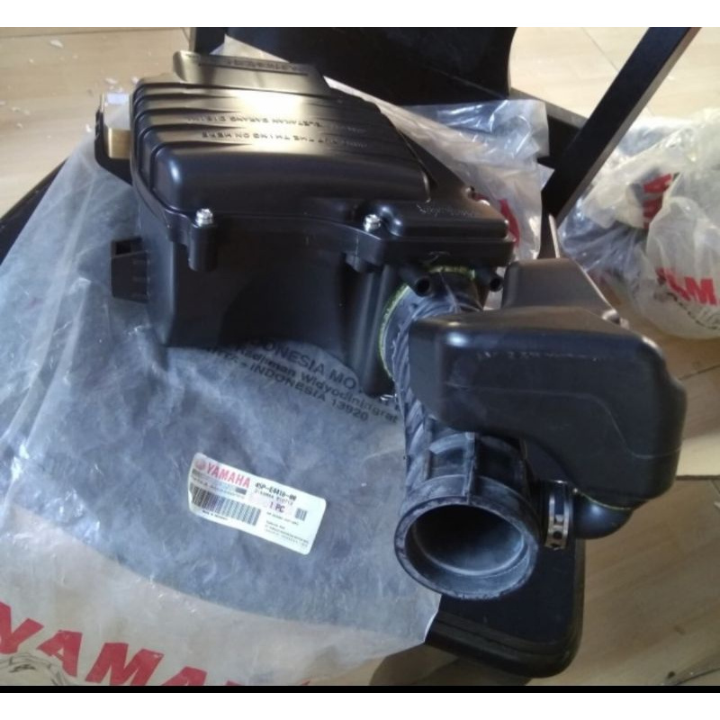 AIR CLEANER ASSY BOX FILTER UDARA SET BYSON ASLI ORI YAMAHA 45P E4410 00
