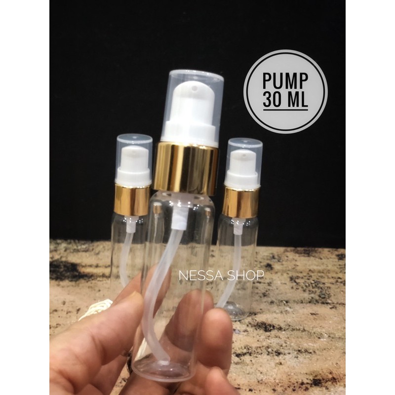 Botol Pump Lotion Gold