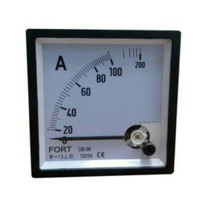 Promo Ampere Meter VIA CT 5A Jarum FORT Berkualitas