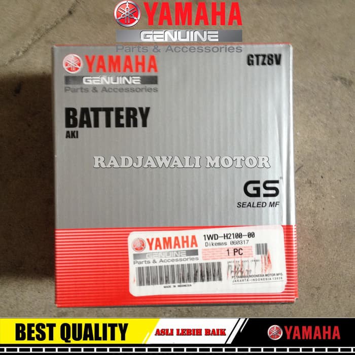 ACCU / AKI MOTOR R25 GTZ8V GS ASLI YAMAHA fix