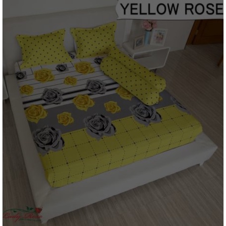 GEC Sprei Lady Rose 180x200 King terlaris Cindy «yelooow ROSE