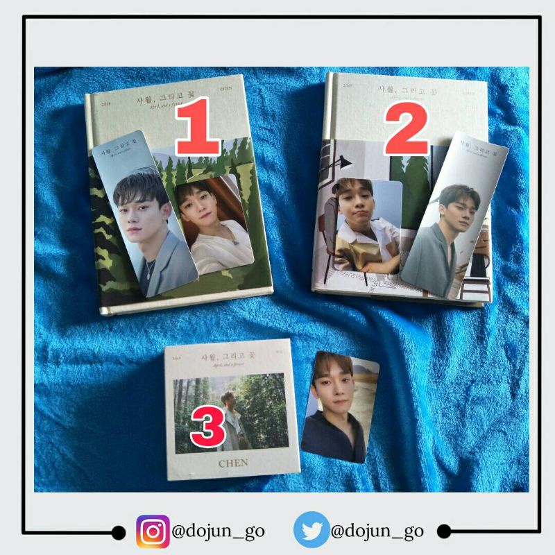 READY STOCK ALBUM CHEN APRIL AND FLOWER UNSEALED