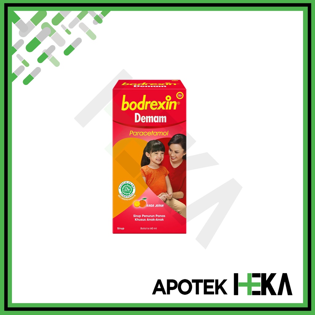 Bodrexin Demam Sirup Paracetamol Penurun Panas Rasa Jeruk 60 ml (SEMARANG)