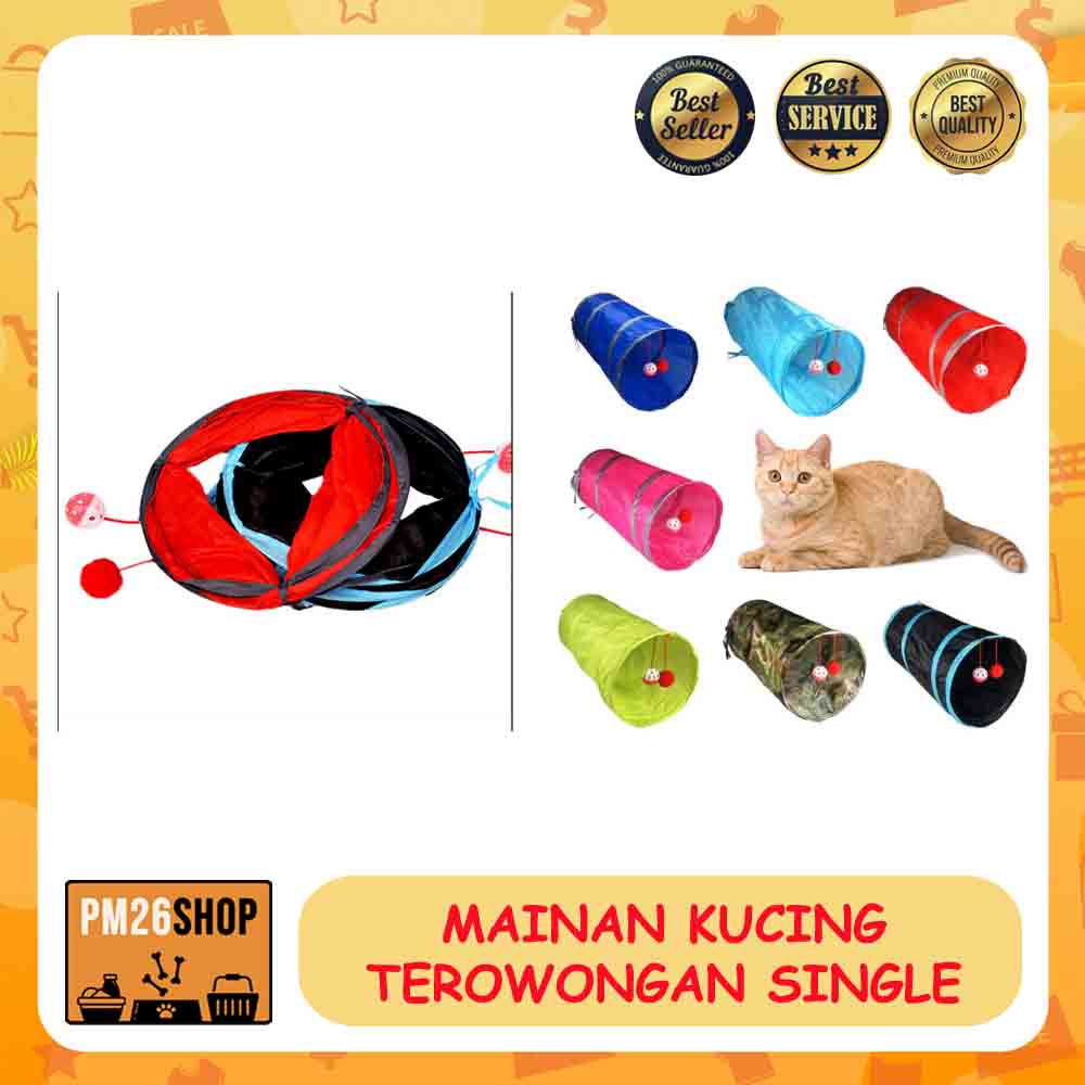 MAINAN KUCING TEROWONGAN CAT TUNNEL SINGLE