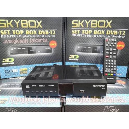 SKYBOX SET TOP BOX DVB-T2 SKYBOX HD MPEG4 DIGITAL TERRESTRIAL RECEIVER