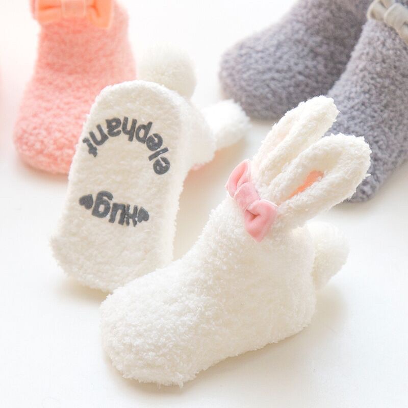 Kaos Kaki Fleece Bunny 0- 18 Bulan CBKS VC