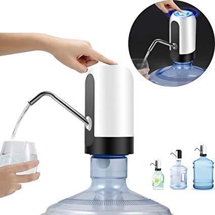 Automatic Water Dispenser Usb LED Recharge Pompa galon elektrik Pump Mudah Dipakai Simple Modern