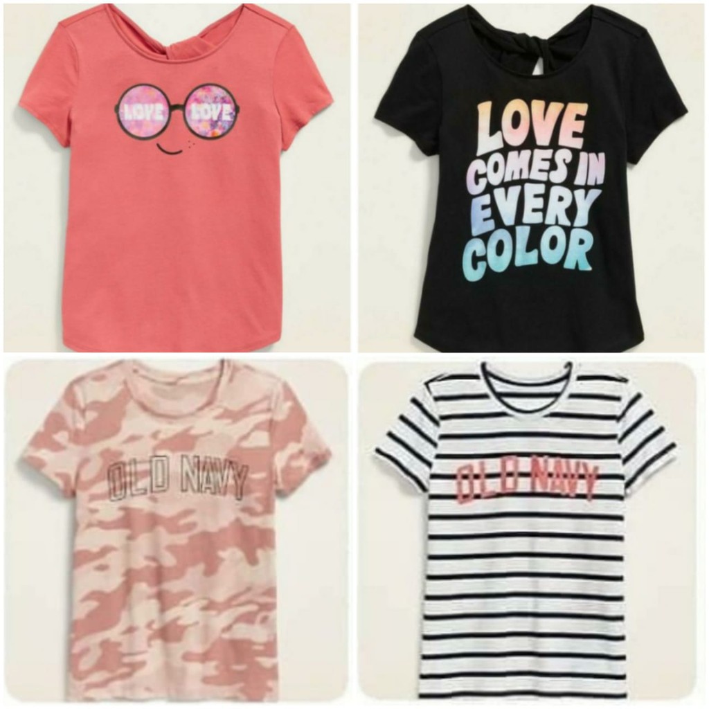 Kaos Anak Perempuan Old Navy Size 5-16 tahun / Old Navy Short Sleeve Tee