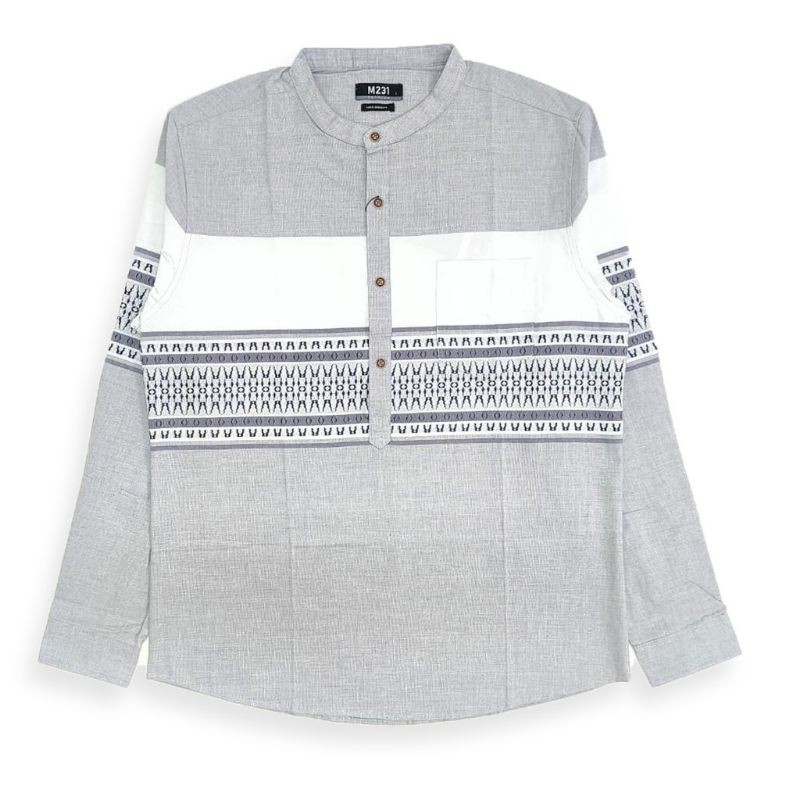 [New] Baju Koko Lengan Panjang Modern M231 / baju koko branded / baju koko brand m231 / baju koko mu