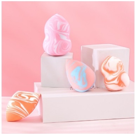 (Ice cream) Beauty sponge colorful unik make up SPON BOTOL