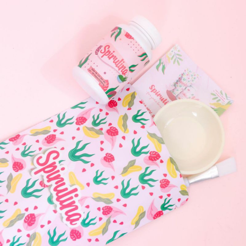 Spirulina || Masker Spirulina || Spirulina Original || Spirulina Murah || Masker Jerawat