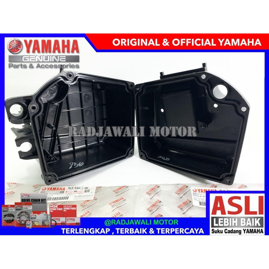 BOX FILTER UDARA SET NOUVO ASLI ORIGINAL YAMAHA 5LW-E4411-00 + 5LW-E4412-00