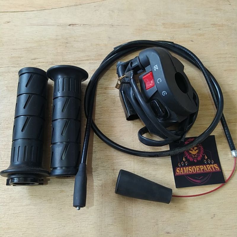 gas spontan ksr domino set handgrip kaze ninja 250fi