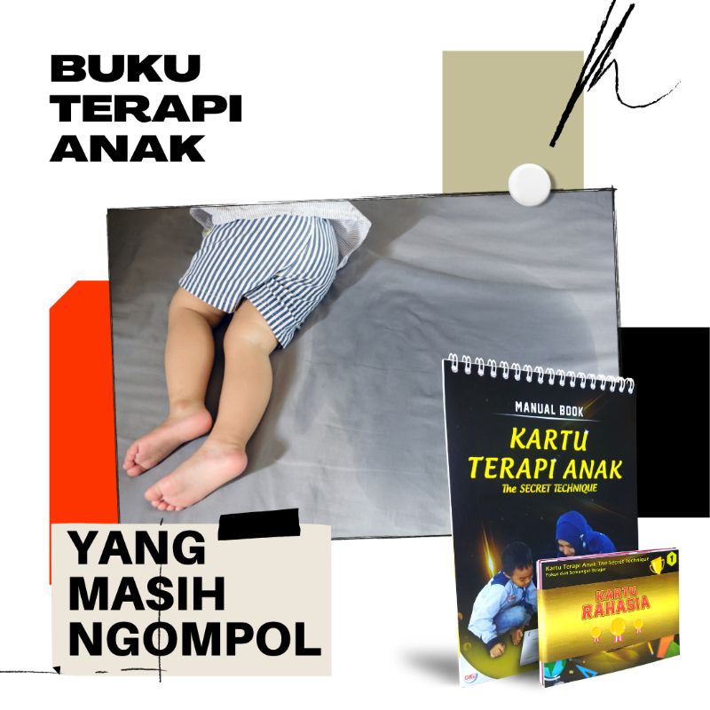 KARTU TERAPI ANAK NGOMPOL/KARTU TERAPI/ALAT TERAPI/BUKU TERAPI/ANAK NGOMPOL/ANAK YANG MASIH NGOMPOL