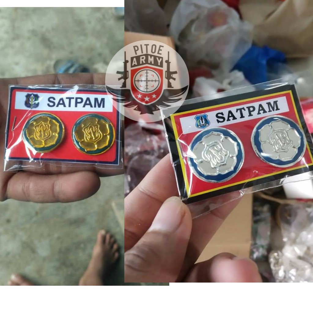 Monogram Satpam Security - Pin Monogram Satpam