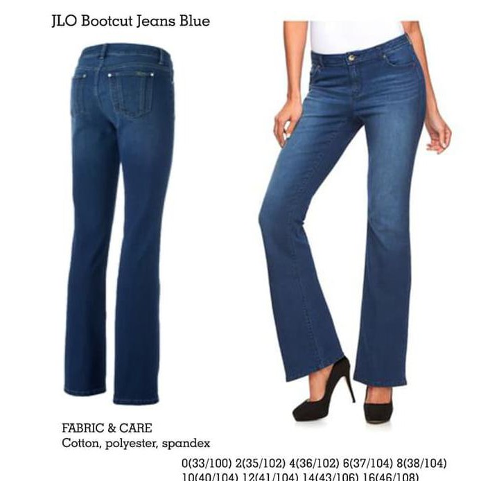 jlo bootcut jeans