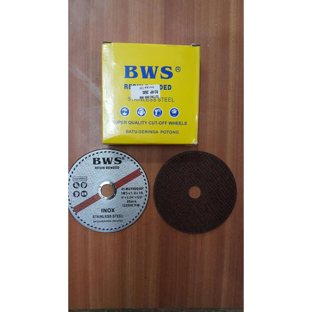 Batu Cutting Gerinda Potong Besi BWS tipis 4 inch