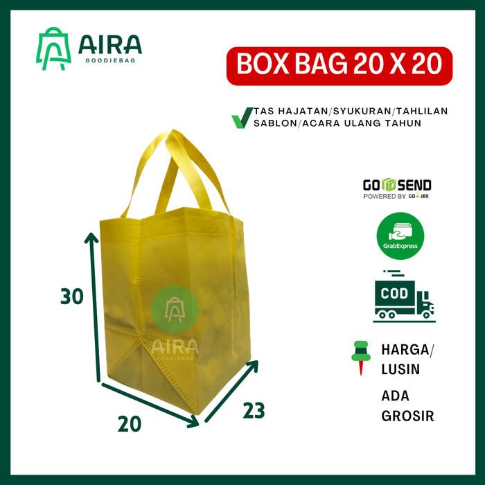 

Goodiebag Hbpa Box 20 X 20 Tas Spunbond Kotak Nasi Besek Hajatan Tas Syukuran
