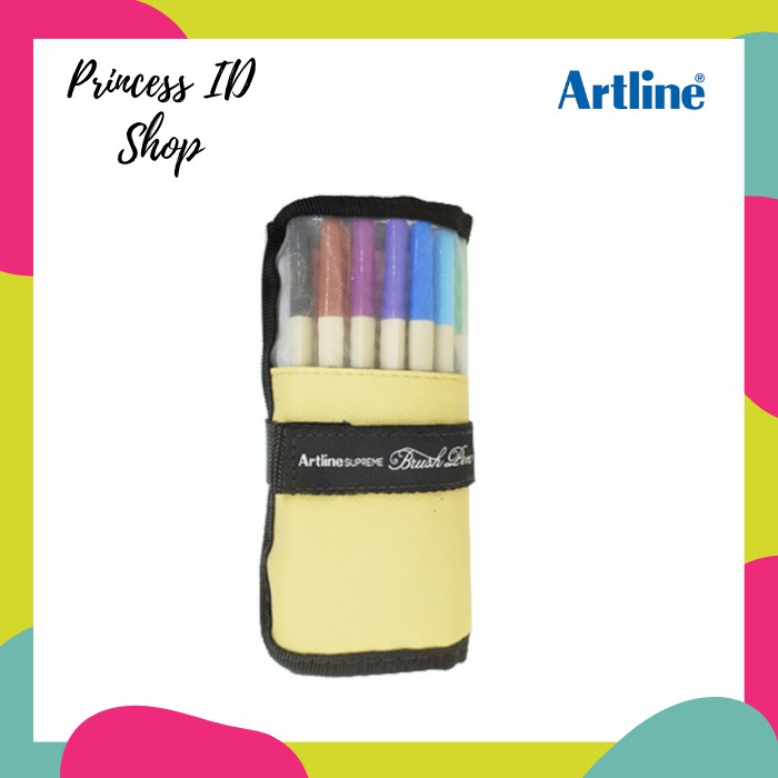 

SPIDOL WARNA BRUSH PEN ARTLINE EPFS-F 12 WARNA