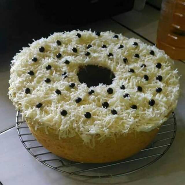 Cake pandan keju