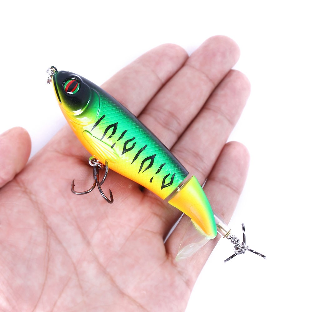 HENGJIA New 1pcs 9cm/17g Rotating Pencil Umpan Pancing Swimbait Ikan Fishing Lure Bait Kail Tackle