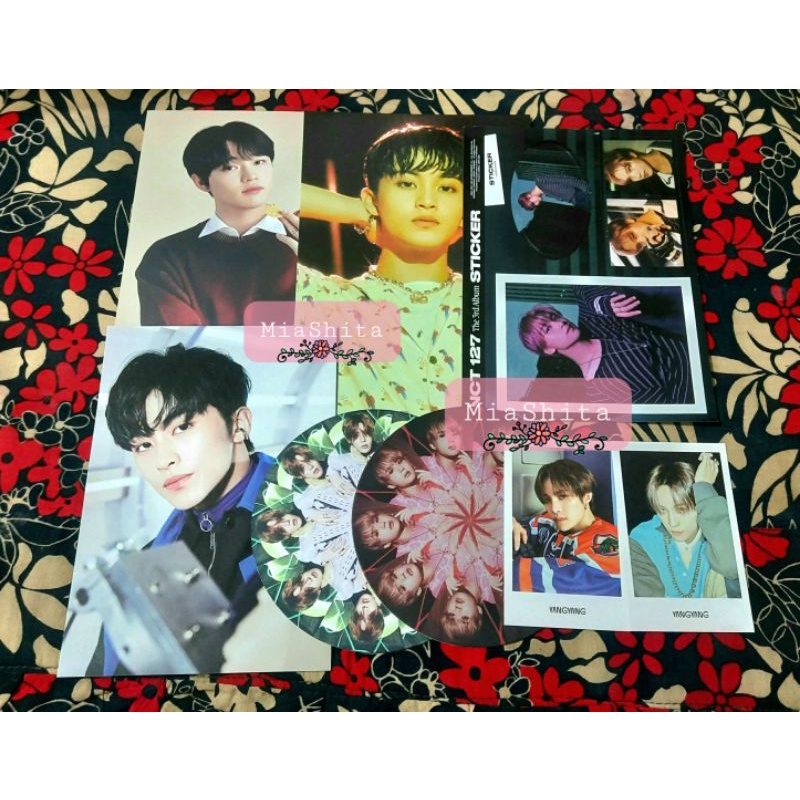 NCT Postcard Dream Cinema Chenle, NCT127 Sticker Seoul City Haechan Mark, Catharsis / Chatarsis Pend