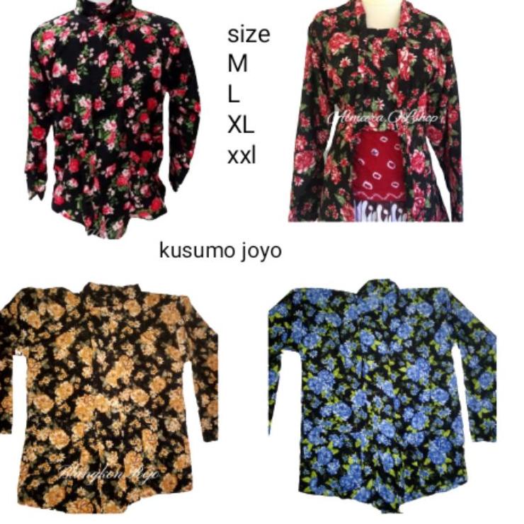 Bhs31au22м ‣ Baju Surjan pria  Kebaya wanita motif kembang  Kebaya bunga Baju Adat Jawa baju MC