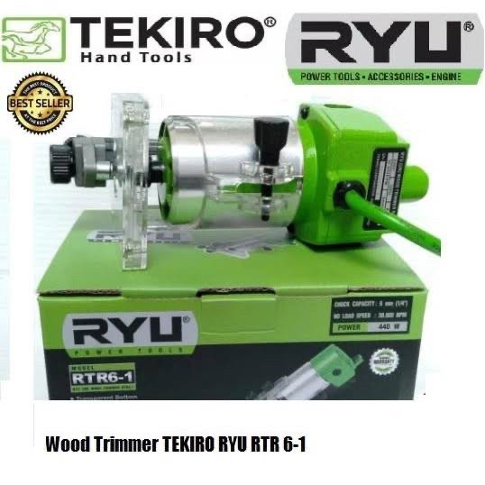 Mesin Router Trimmer RYU Profil Kayu Wood RTR 6 - 1 By Tekiro