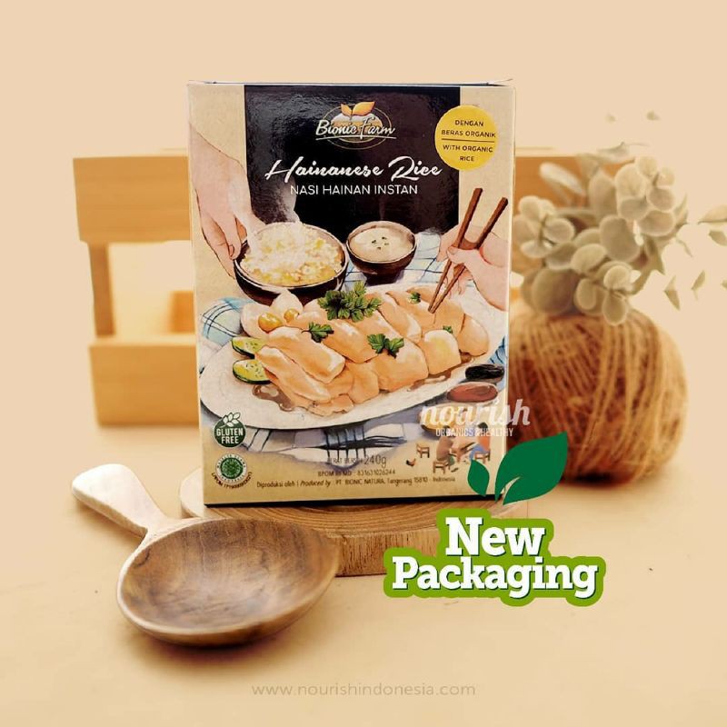 

nasi hainam instant bionic farm 250 gr