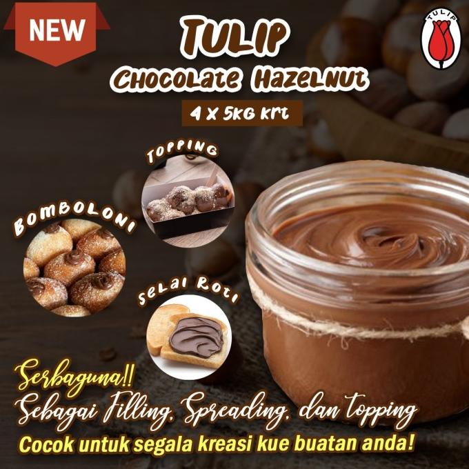 

Cuci Gudang Awal Tahun TULIP FILLING CHOCOLATE PASTA RE-PACK 1 KG MURAH / SELAI TULIP 1 KG Cuci Gudang Awal Tahun