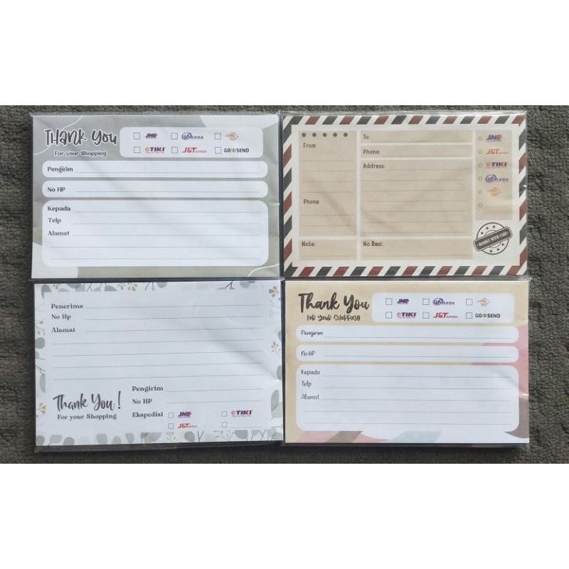 

LABEL PENGIRIMAN OLSHOP BESAR UKURAN 10 CM x 15 CM