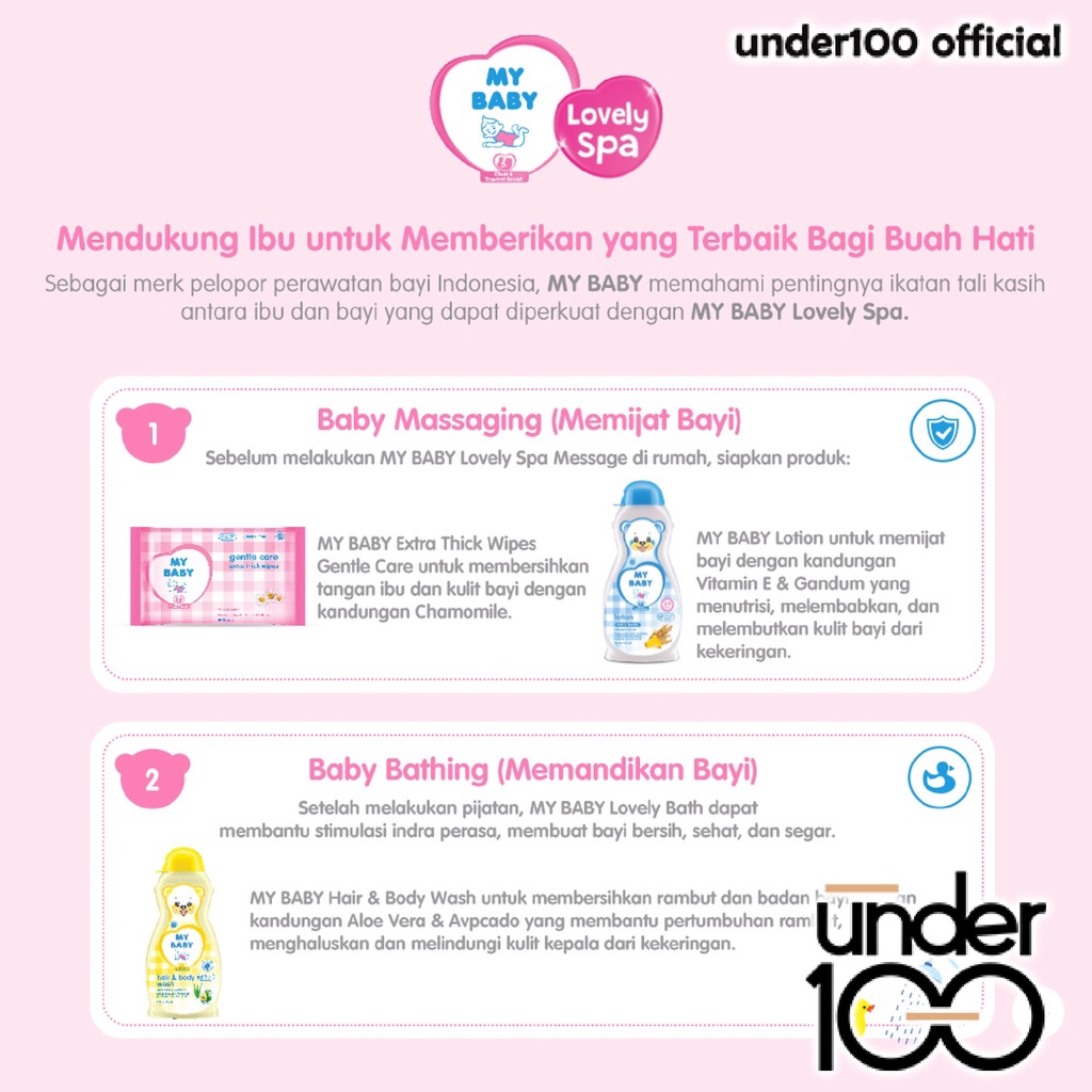 ❤ UNDER100 ❤ MY BABY Gift Box Blue 7 Items - 1 Paket Perlengkapan Bayi Baru Lahir