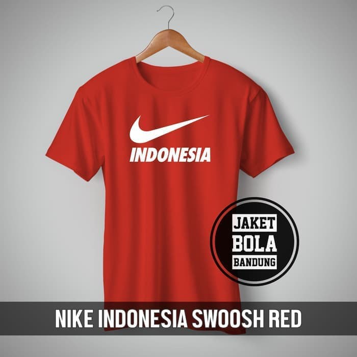 Baru Kaos Baju Obral Combed 30S Distro Nike Swoosh Indonesia Timnas Murah |