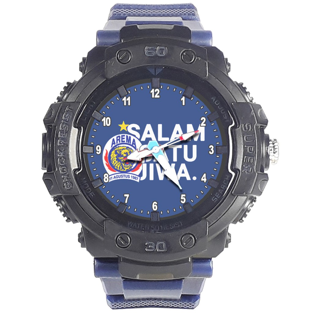 Jam Tangan  AREMA MOTIF 4 Bagus