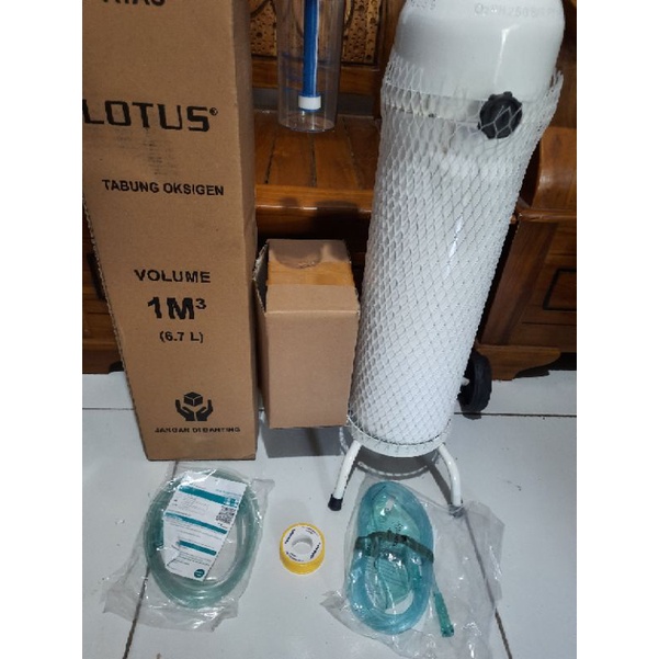 Tabung oksigen 1m3 komplit