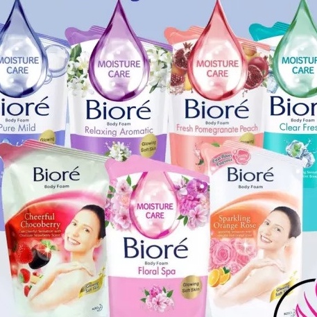 Biore Moisture Care Body Foam Refill