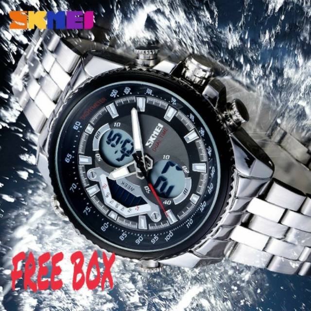 Jam tangan Skmei Fashion Pria, jam tangan Keren waterproof
