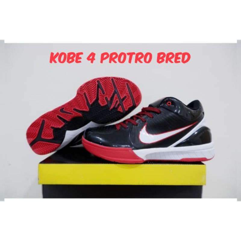Sepatu Basket Nike Kobe 4 Protro LOW Bred SIZE 45