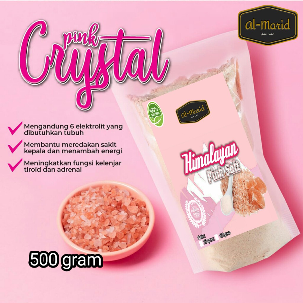 

Garam Himalayan Pink Salt Al Marid @500gram