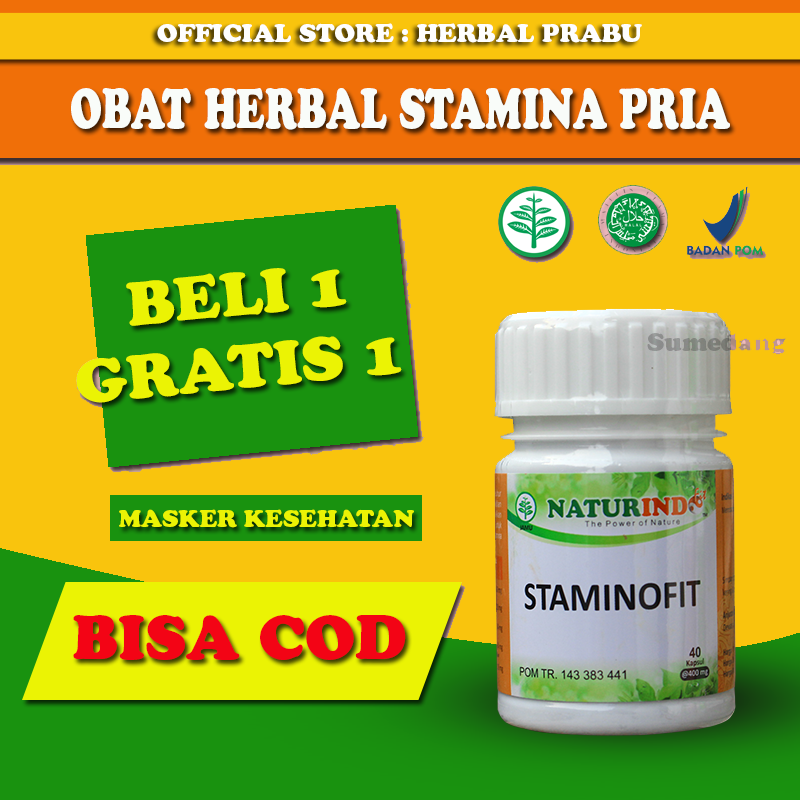 STAMINOFIT obat herbal meningkatkan stamina pria dewasa juga memperbaiki kualitas & kuantitas