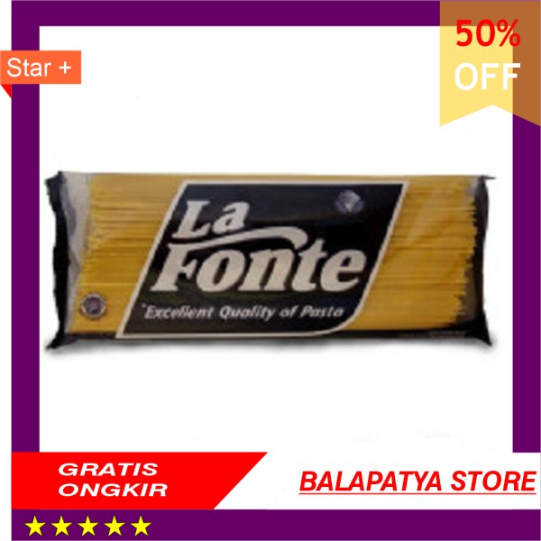 

CUMA HARI INI SAJA!!! 50 Off LA FONTE SPAGHETTI 1kg