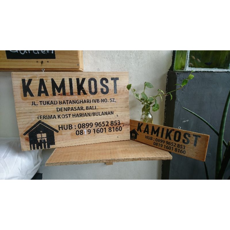 

sign board/plang papan nama