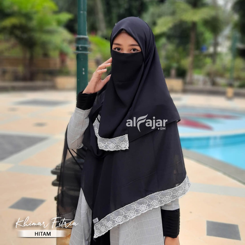 Khimar Syar'i Ceruty Fitria by Alfajar Free Cadar