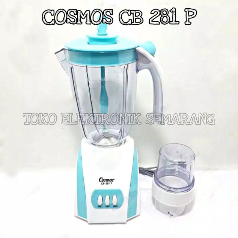 COSMOS BLENDER CB 281 P PLASTIK KAPASITAS BESAR 2 LITER GARANSI RESMI