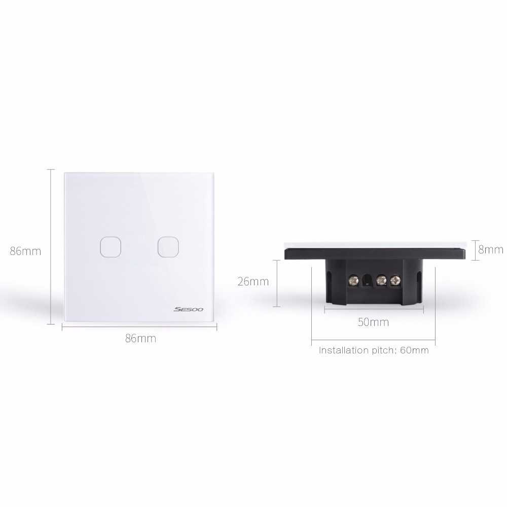 Hot Promo ! Saklar Lampu Luxury Touch LED with Remote Switch - XJG-DH001