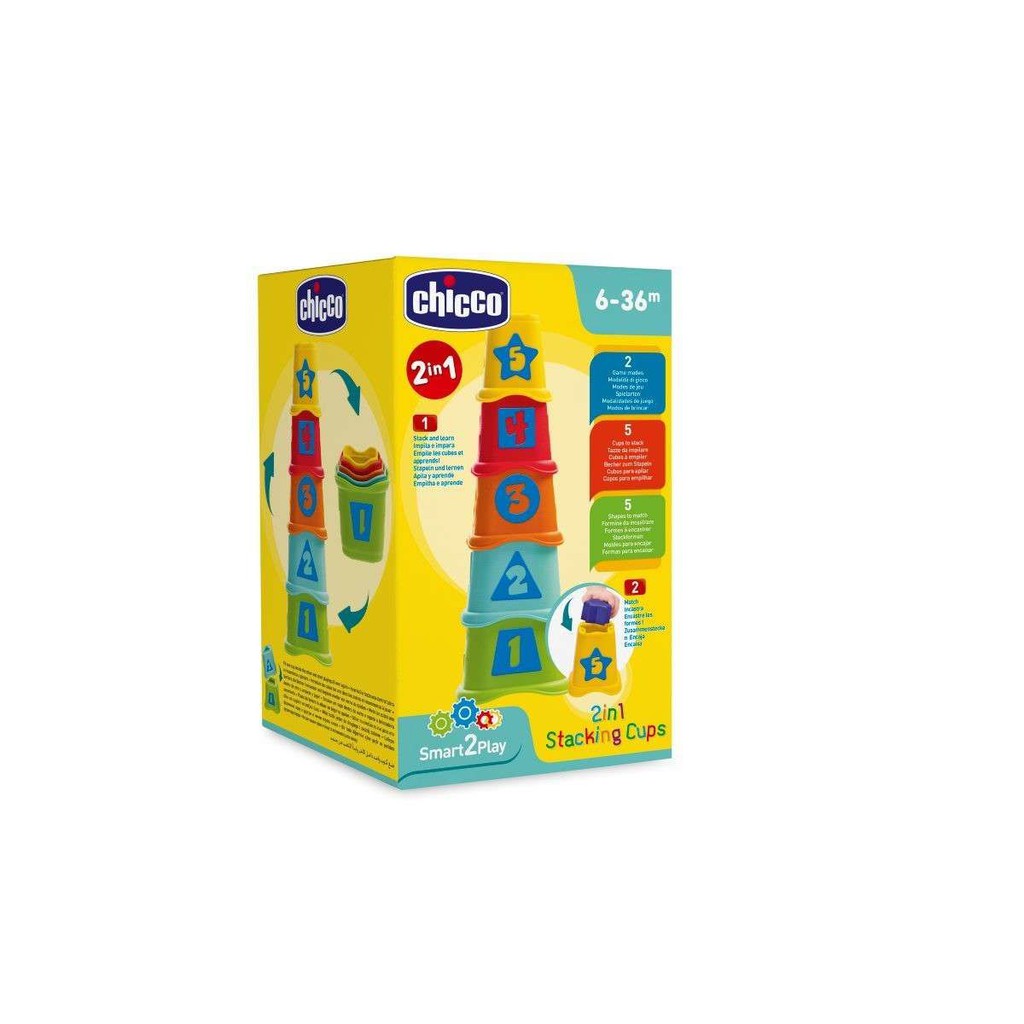 Chicco Stacking Cups / Mainan Bayi 6m+