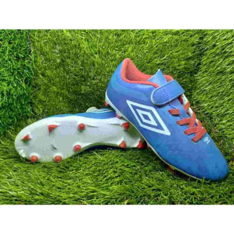 Sepatu Bola Football Umbro Velocita IV League FG VE - JNR - Blue