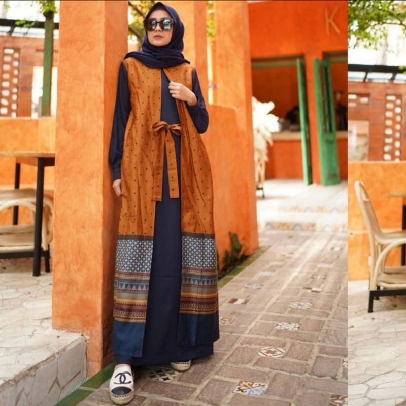 Bundling Tunik Deenay dan Monel Eureka Dress Ied Series_Preloved Orderan Anisanur jangan di CO ya. T